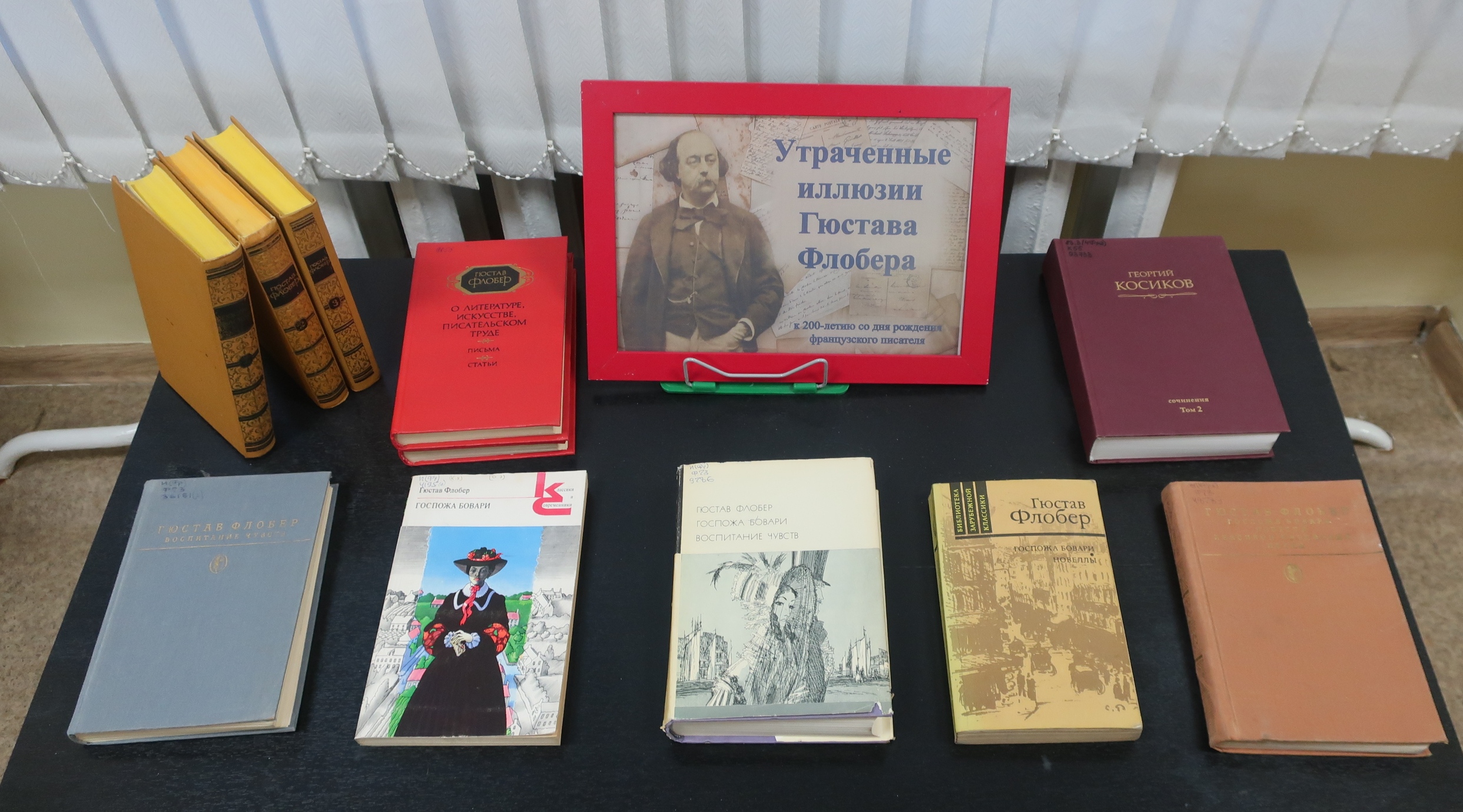 14.12.2021 Межпоселенческая библиотека о творчестве Гюстава Флобера.