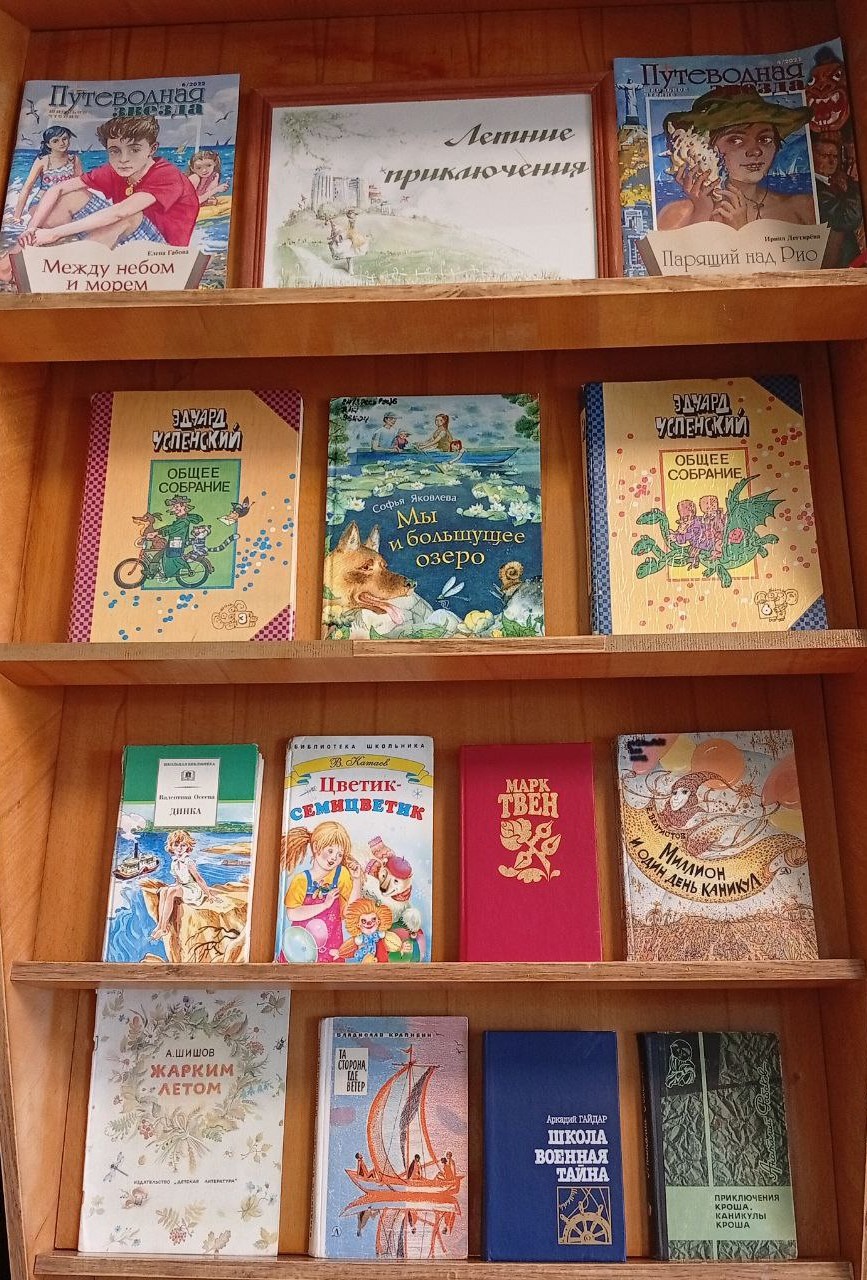 16.07.2025    Летняя выставка книг в библиотеке
